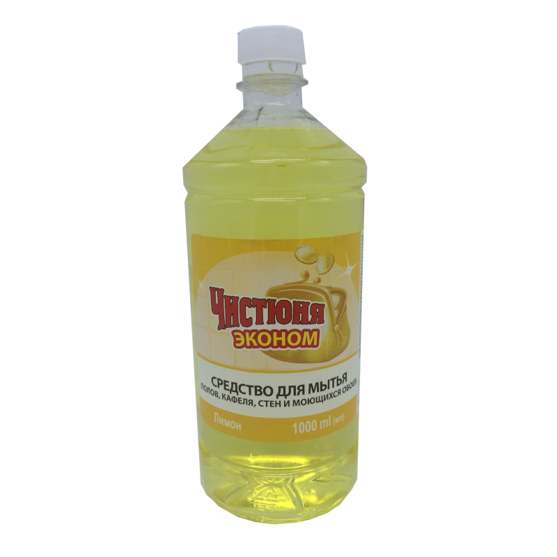 Засіб для миття підлоги ЧИСТЮНЯ Економ Лимон, універсальний, 1 л